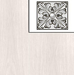 Декоративная накладка для шпонированных дверей Браво Д-23 Белая сосна, Тип-1